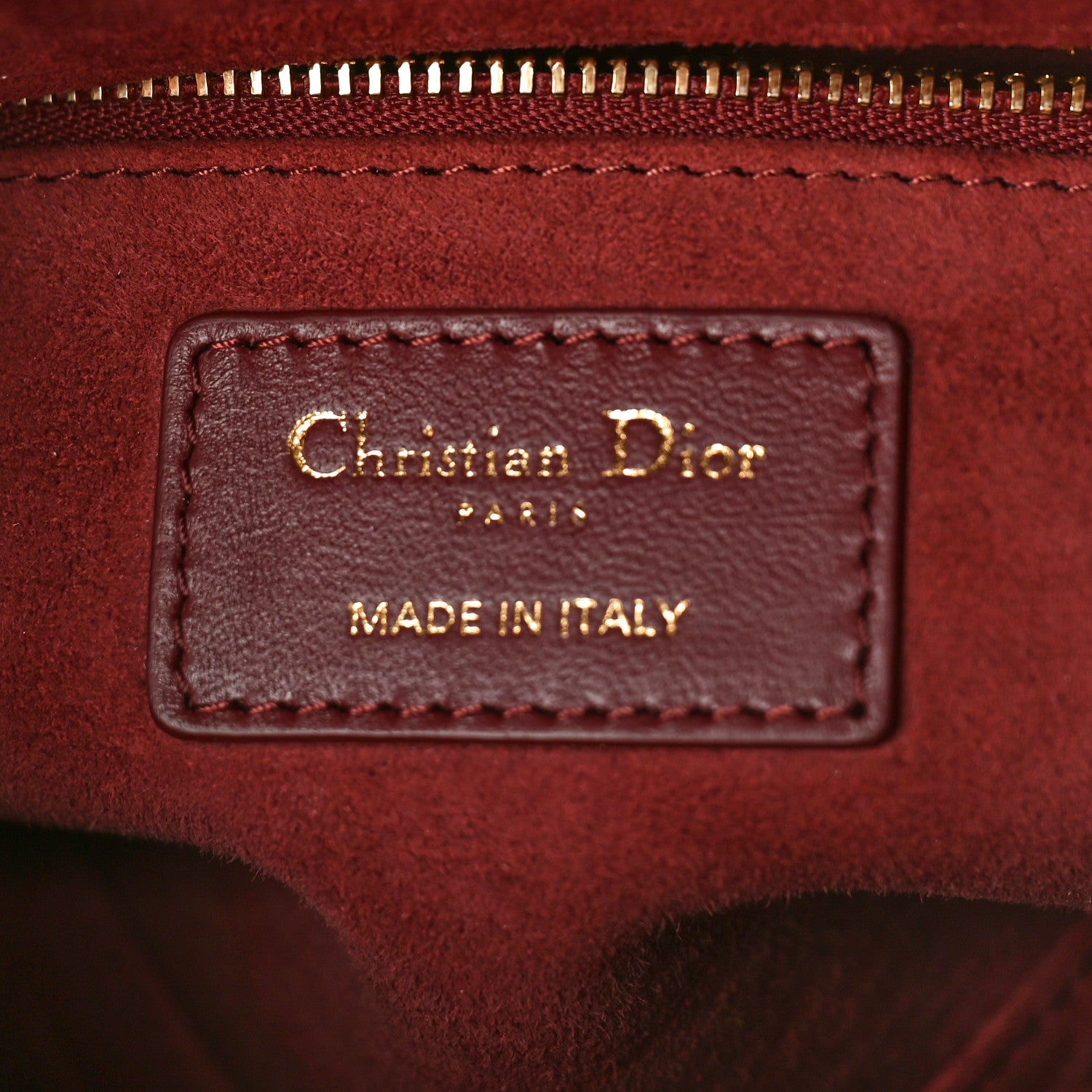 Christian Dior Lambskin Cannage Small My ABCDior Lady Dior Red Bricks 6 of 8