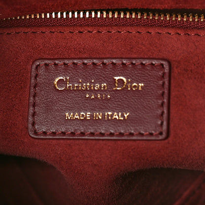 Christian Dior Lambskin Cannage Small My ABCDior Lady Dior Red Bricks 6 of 8