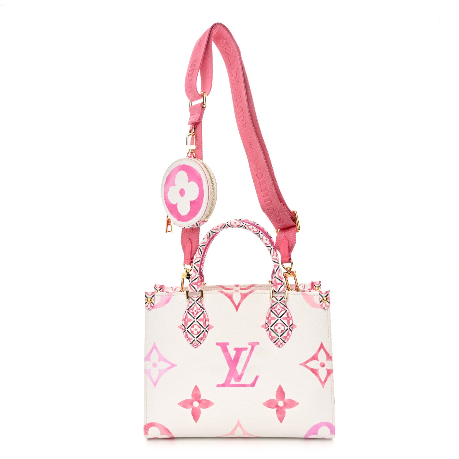 Louis Vuitton Monogram Giant By The Pool 2.0 Onthego PM Pink 1 of 17