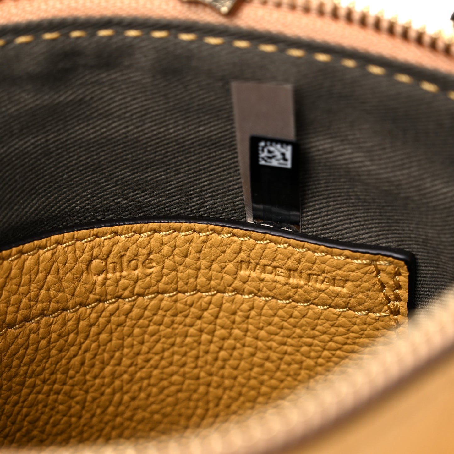 Calfskin Mini Marcie Satchel Curry Yellow