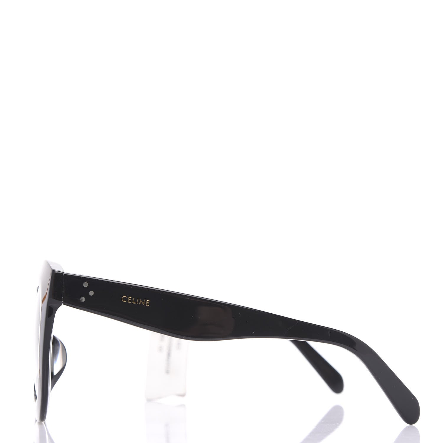 Celine Oversized Round Sunglasses CL4005FN Black 2 of 6