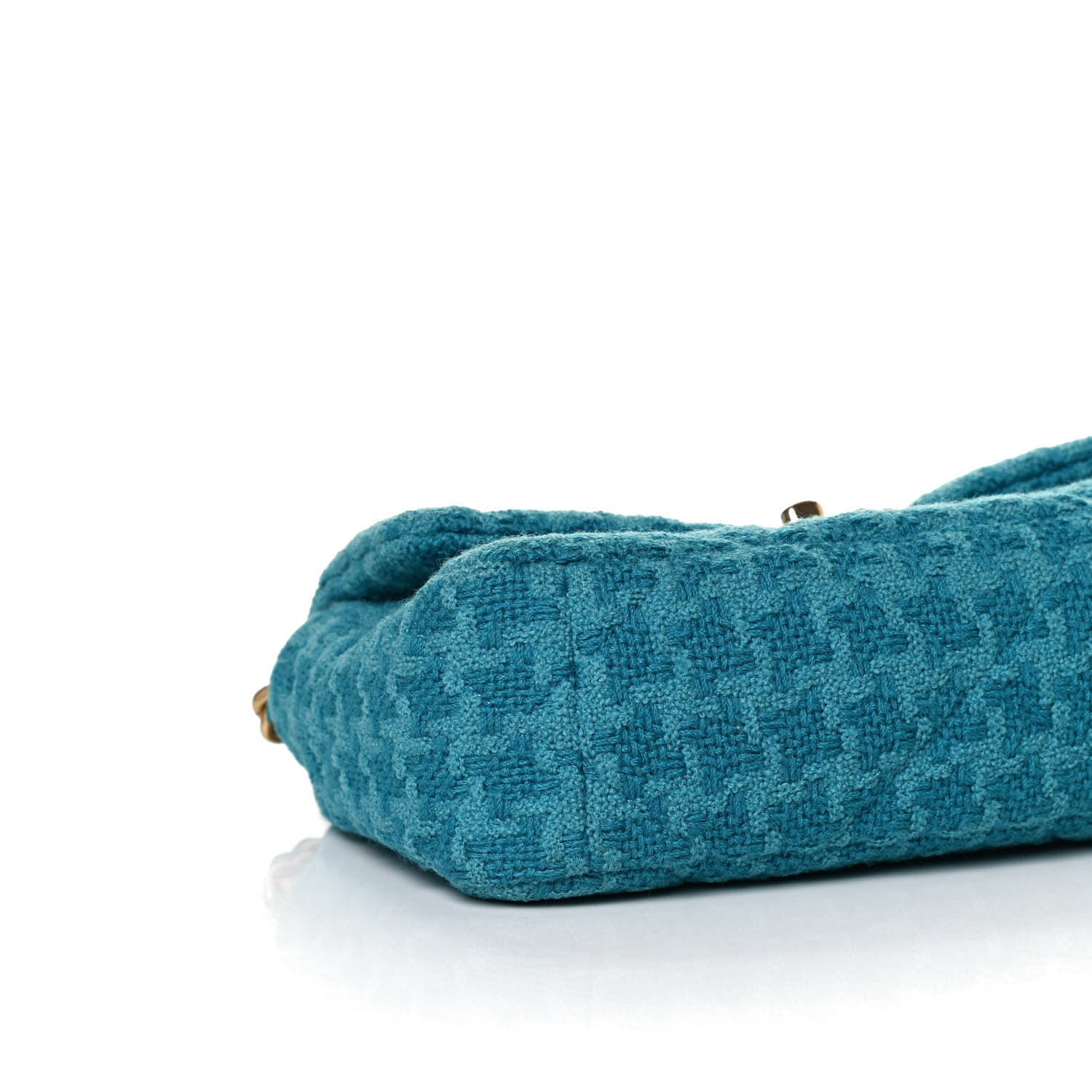 Chanel Tweed Quilted Medium Chanel 19 Flap Turquoise 9 of 12