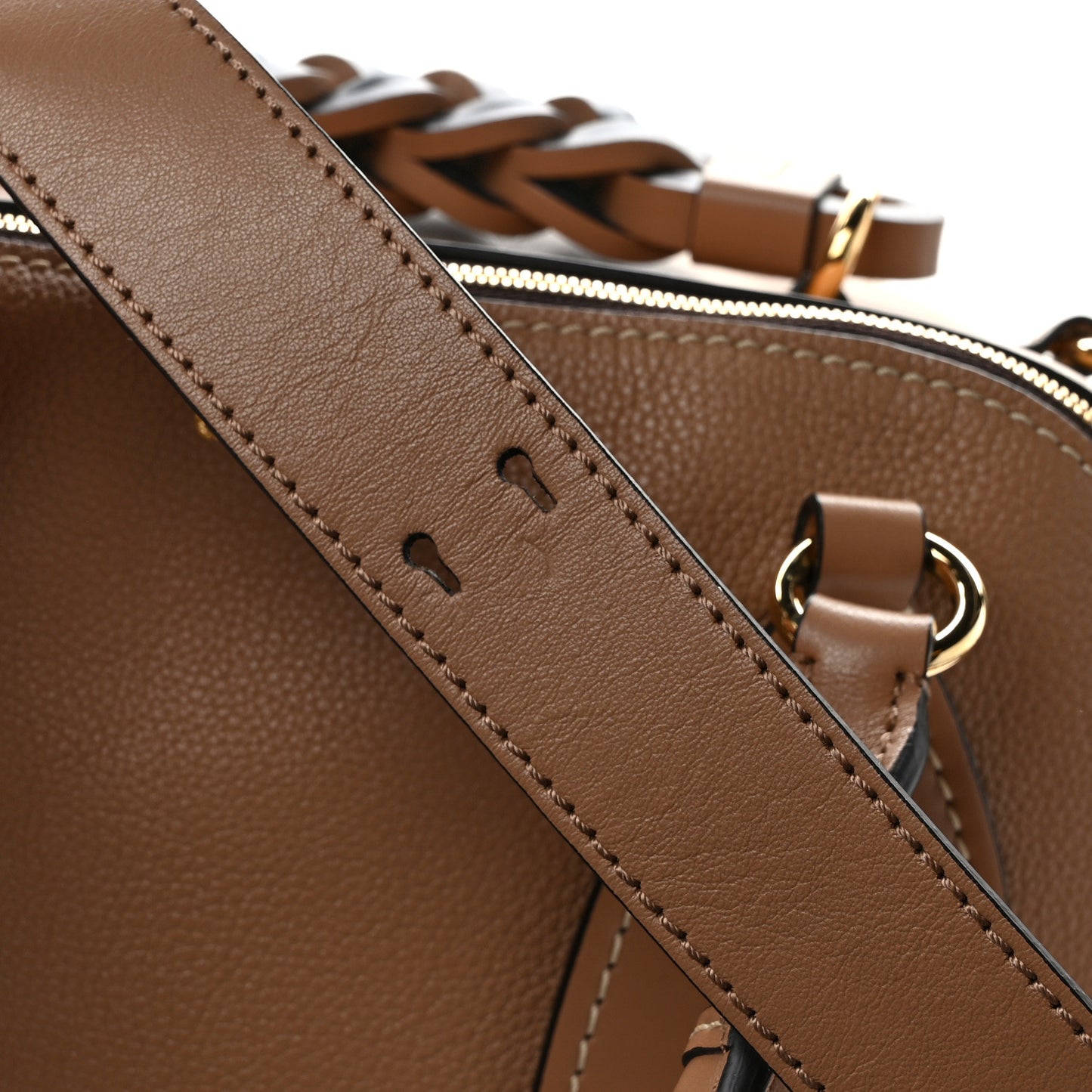 Calfskin Medium Daria Cement Brown