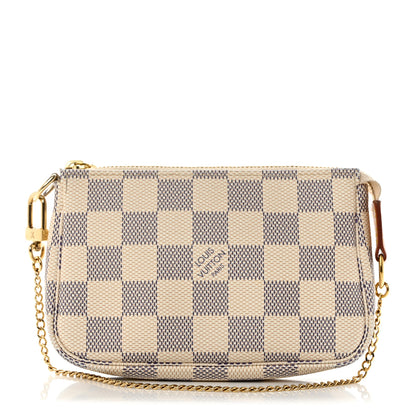 Louis Vuitton Damier Azur Mini Pochette Accessories 1 of 9