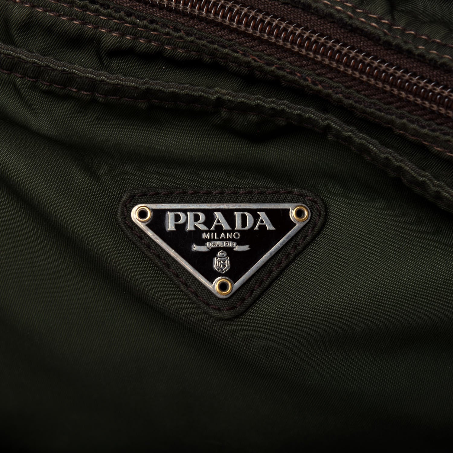Prada Nylon Vela Flat Messenger Bag Mimetico 19 of 22