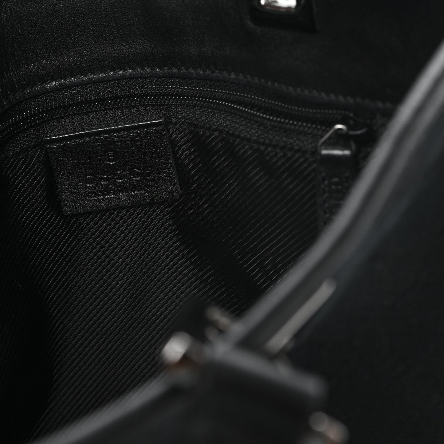 Monogram Small Bucket Tote Black