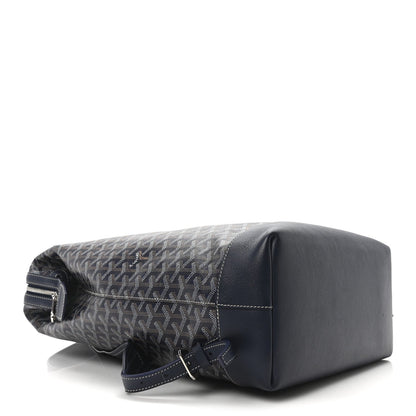 Goyard Goyardine Calfskin Cisalpin Backpack Navy 4 of 9