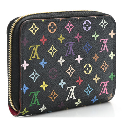 Louis Vuitton Monogram Multicolor Zippy Coin Purse Black Grenade 3 of 6