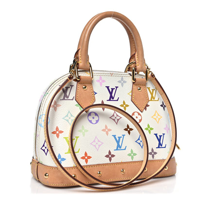 Louis Vuitton LV x TM Monogram Multicolor Alma BB White 3 of 11