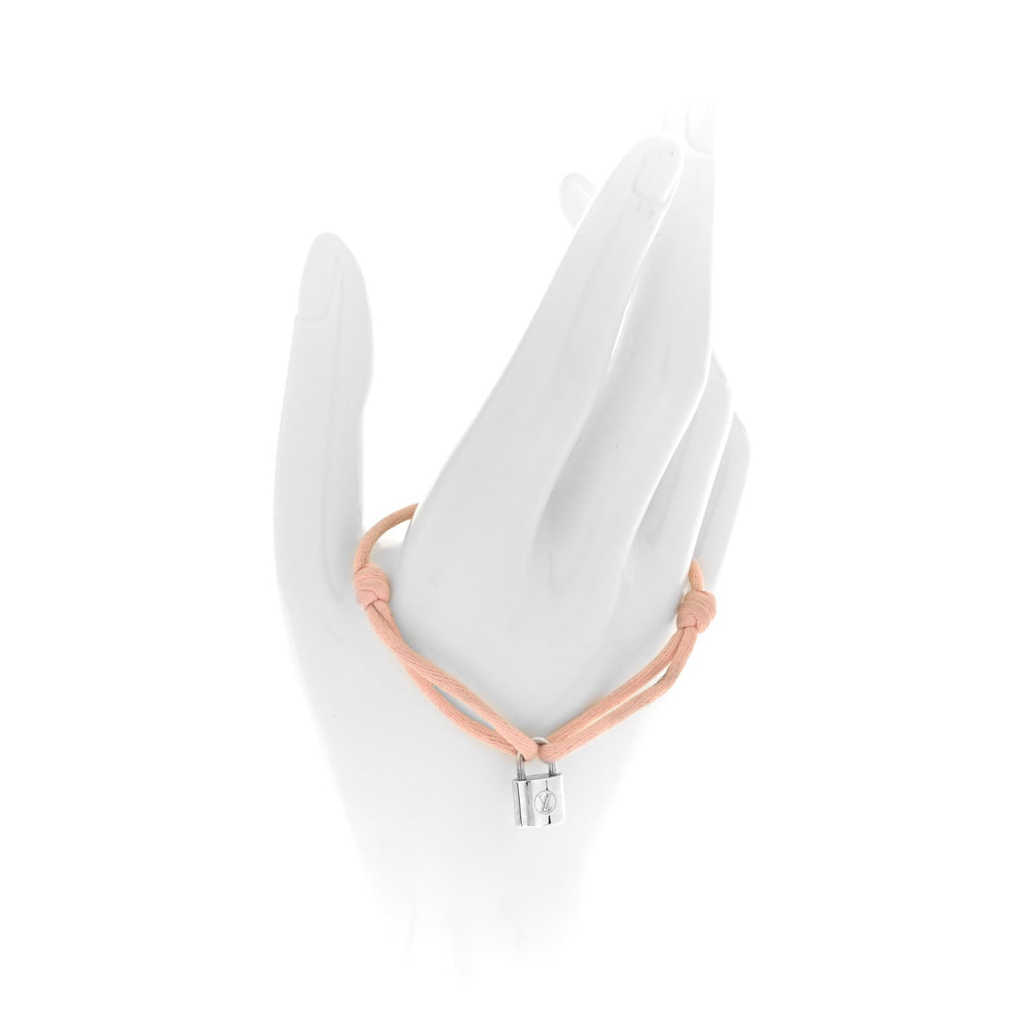 X UNICEF Sterling Silver Lockit Bracelet Light Pink