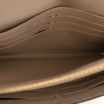 Louis Vuitton Empreinte Monogram Giant Sarah Wallet Tourterelle Creme 5 of 8