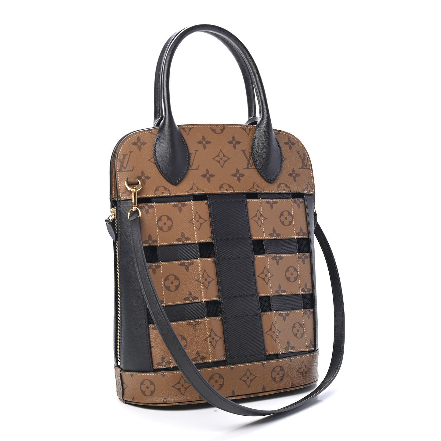 Reverse Monogram Tressage Tote