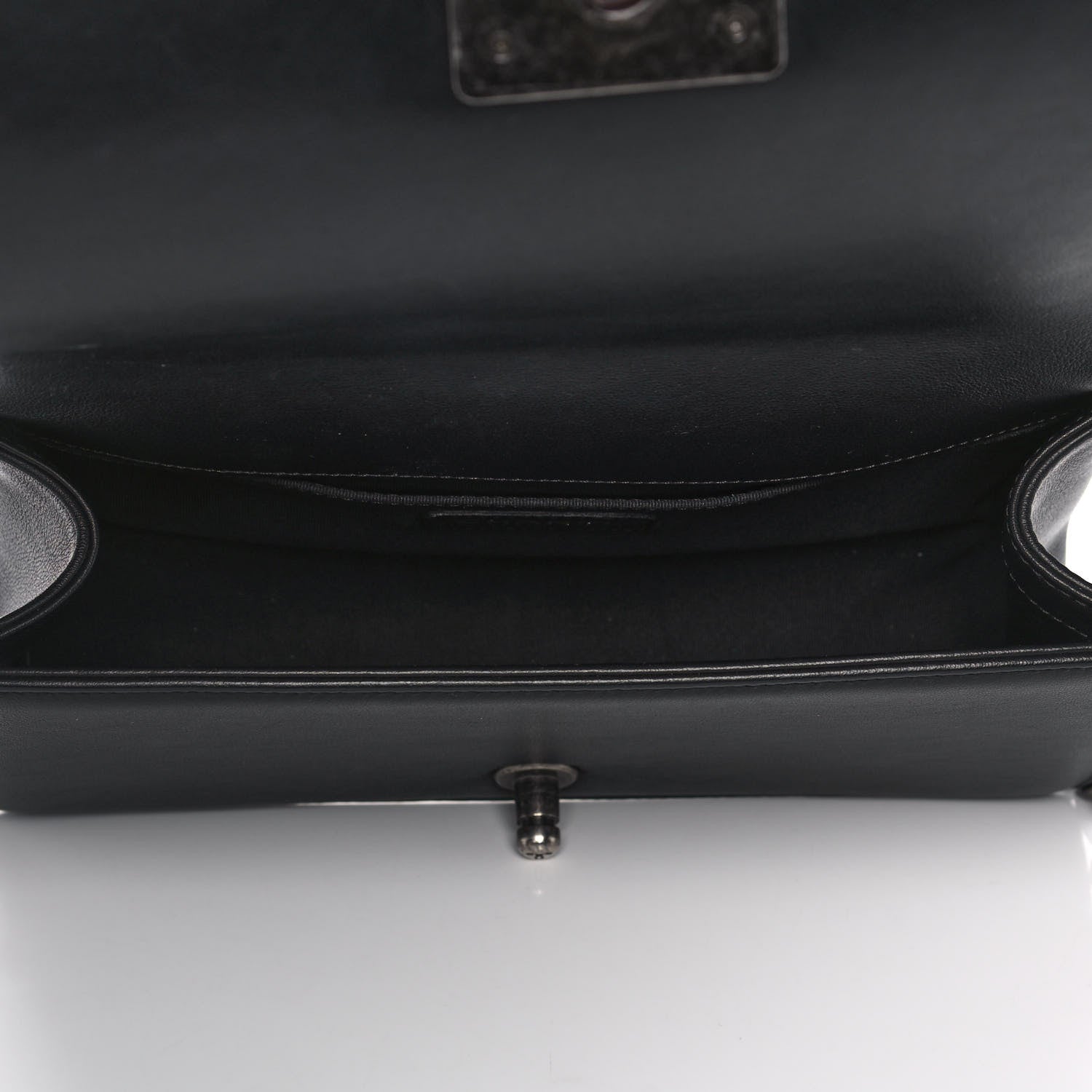 Chanel Calfskin Quilted Medium Boy Flap Black 5 of 12