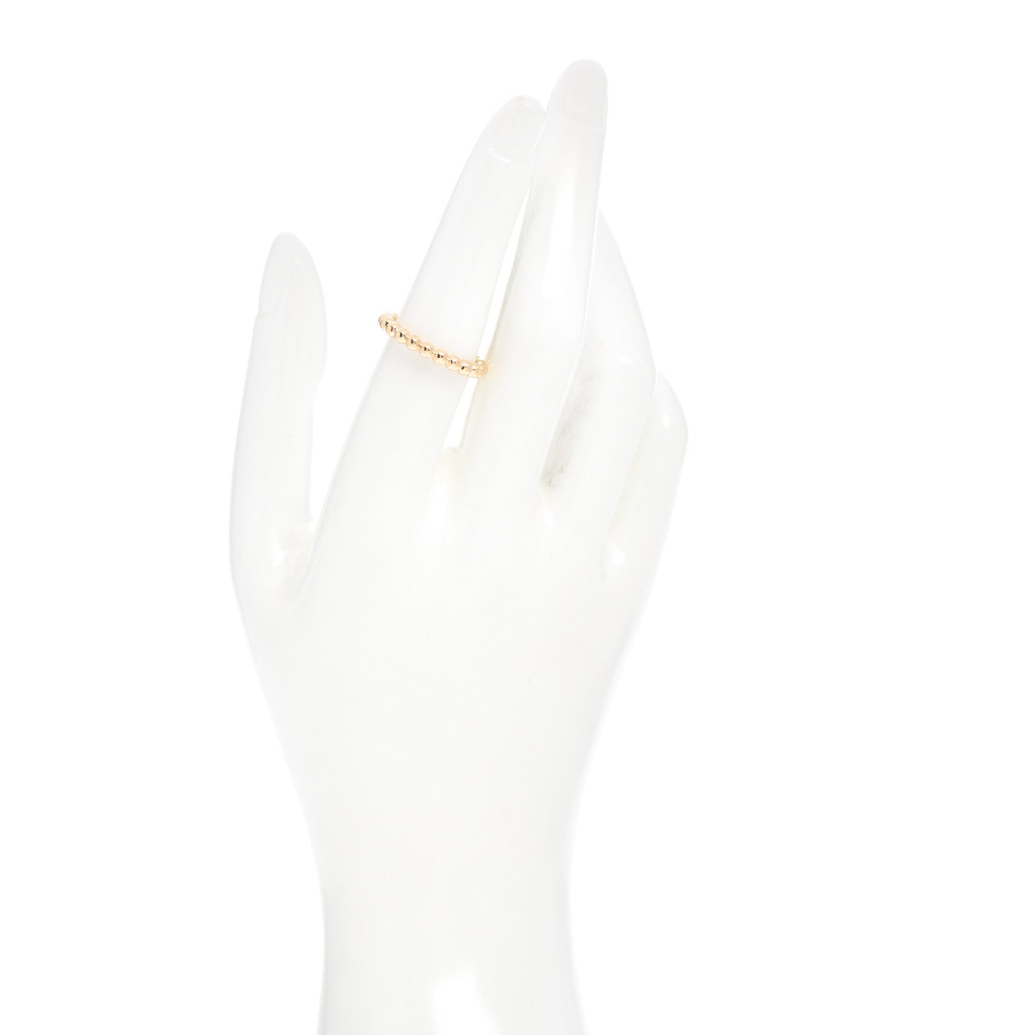 Tiffany 18K Yellow Gold 3mm HardWear Ball Ring 54 7 2 of 4