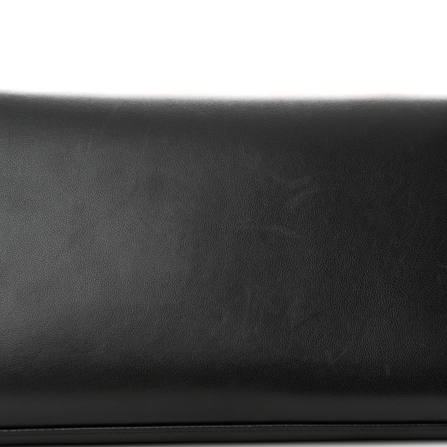 Saint Laurent Smooth Calfskin Tri-Metal Cassandre Wallet On Chain WOC Black 12 of 12
