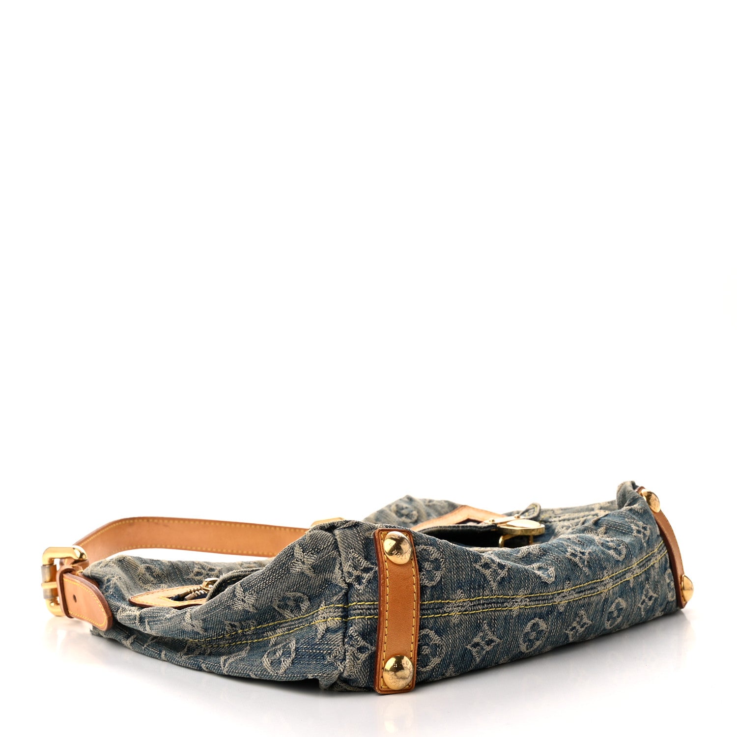 Louis Vuitton Monogram Denim Baggy PM Blue 4 of 11