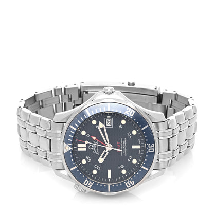Omega Stainless Steel 41mm Seamaster Diver GMT 300M Co-Axial Automatic Watch Blue 2535.80.00 2 of 4
