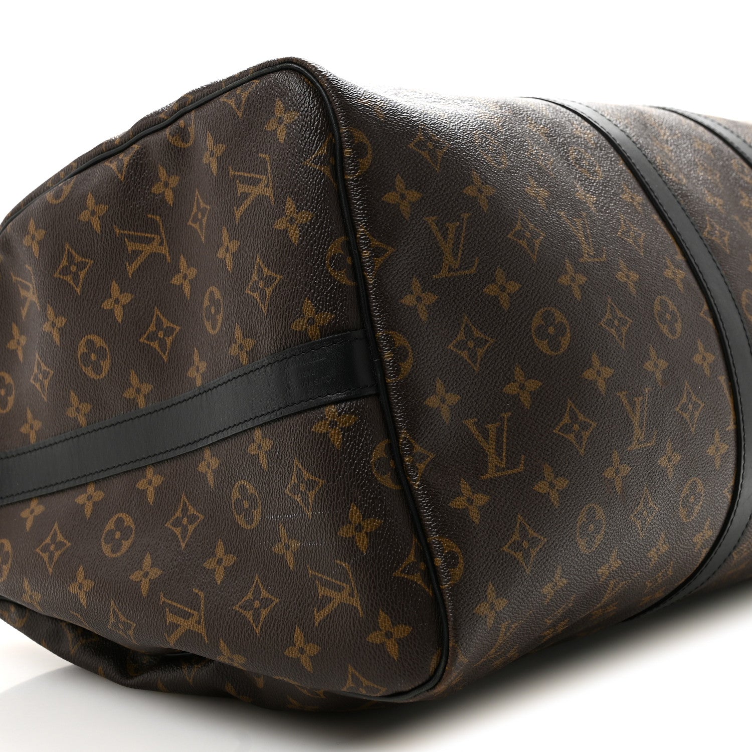 Louis Vuitton Monogram Macassar Keepall Bandouliere 55 8 of 13