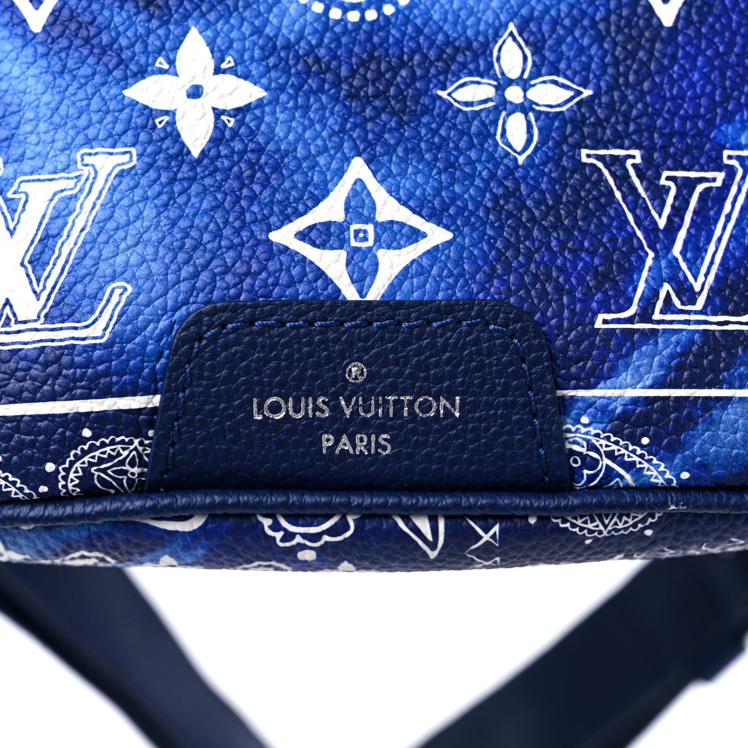 Louis Vuitton Cowhide Monogram Bandana Discovery Bumbag PM Blue 9 of 9