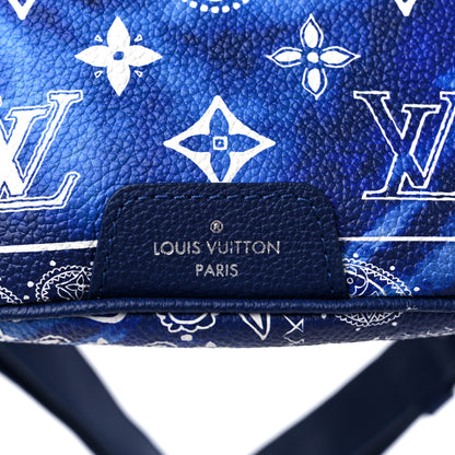 Louis Vuitton Cowhide Monogram Bandana Discovery Bumbag PM Blue 9 of 9