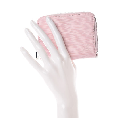 Louis Vuitton Epi Zippy Coin Purse Rose Ballerine 2 of 9