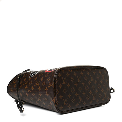 Louis Vuitton Monogram World Tour Neverfull MM 4 of 16