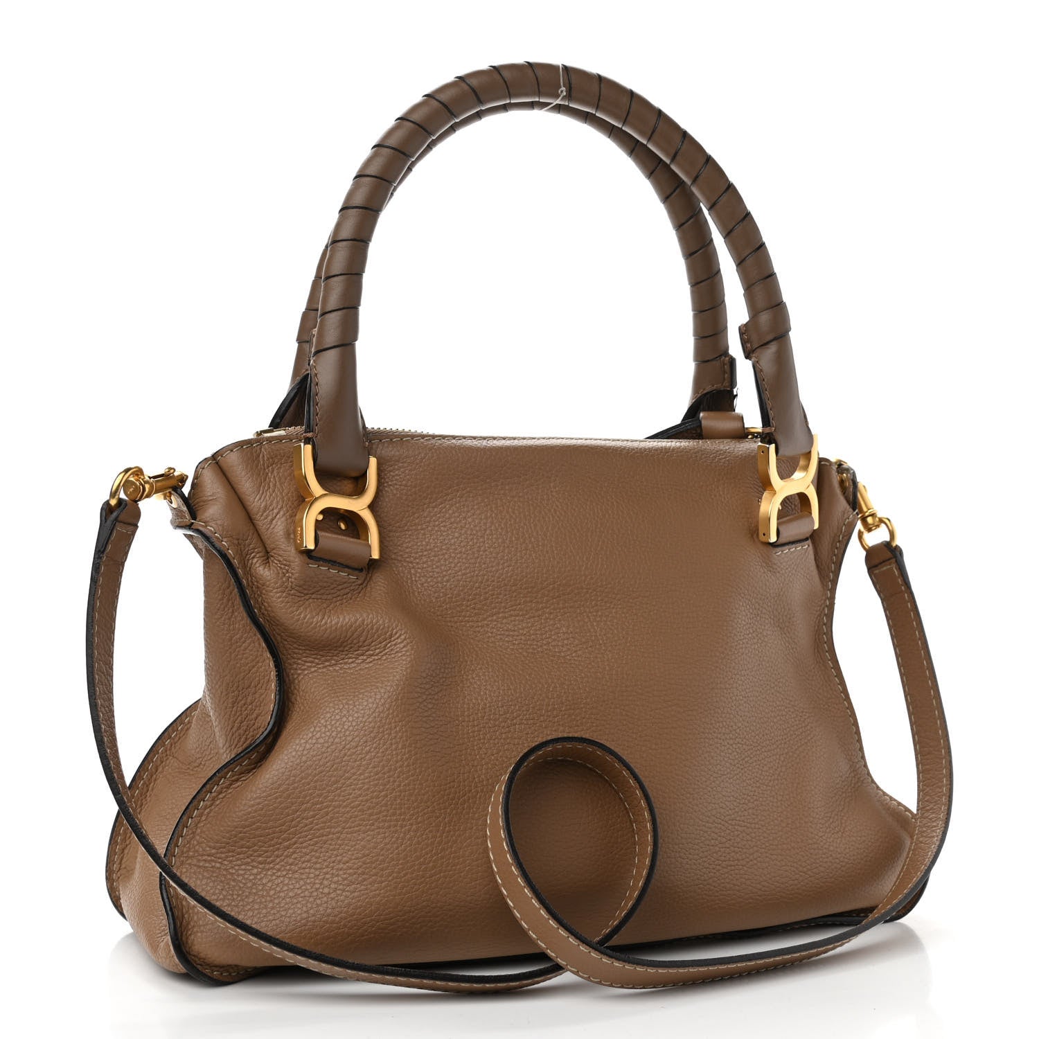 Chloe Calfskin Medium Marcie Satchel Nut 3 of 11
