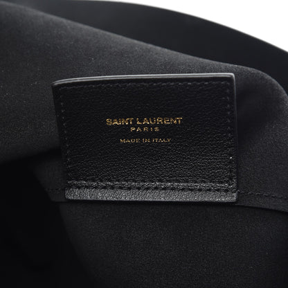 Saint Laurent Calfskin Large Shopping Tote Black 8 of 9