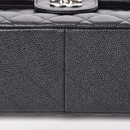 Chanel Caviar Quilted Jumbo Double Flap Black 10 of 12