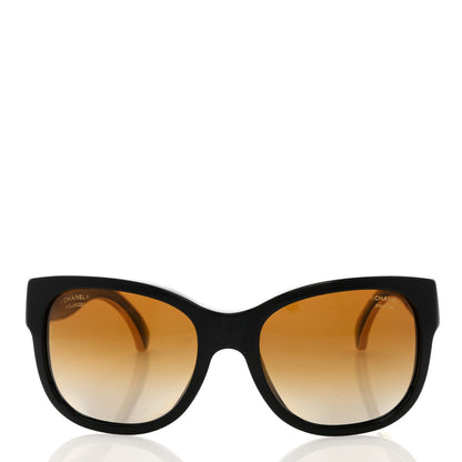 Chanel Acetate Polarized CC Sunglasses 5270 Black 2 of 8