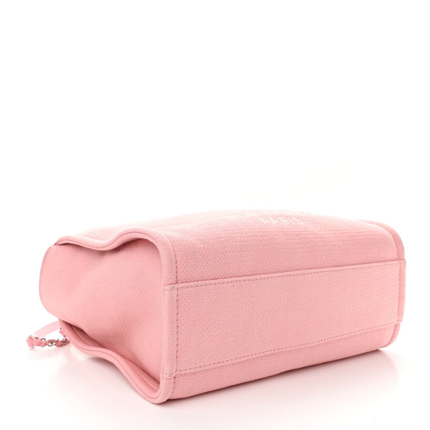 Chanel Mixed Fibers Small Deauville Tote Pink 4 of 10