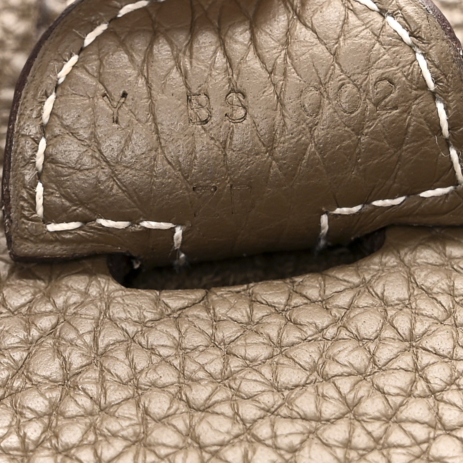 Hermes Taurillon Clemence Evelyne III PM Etoupe 7 of 11