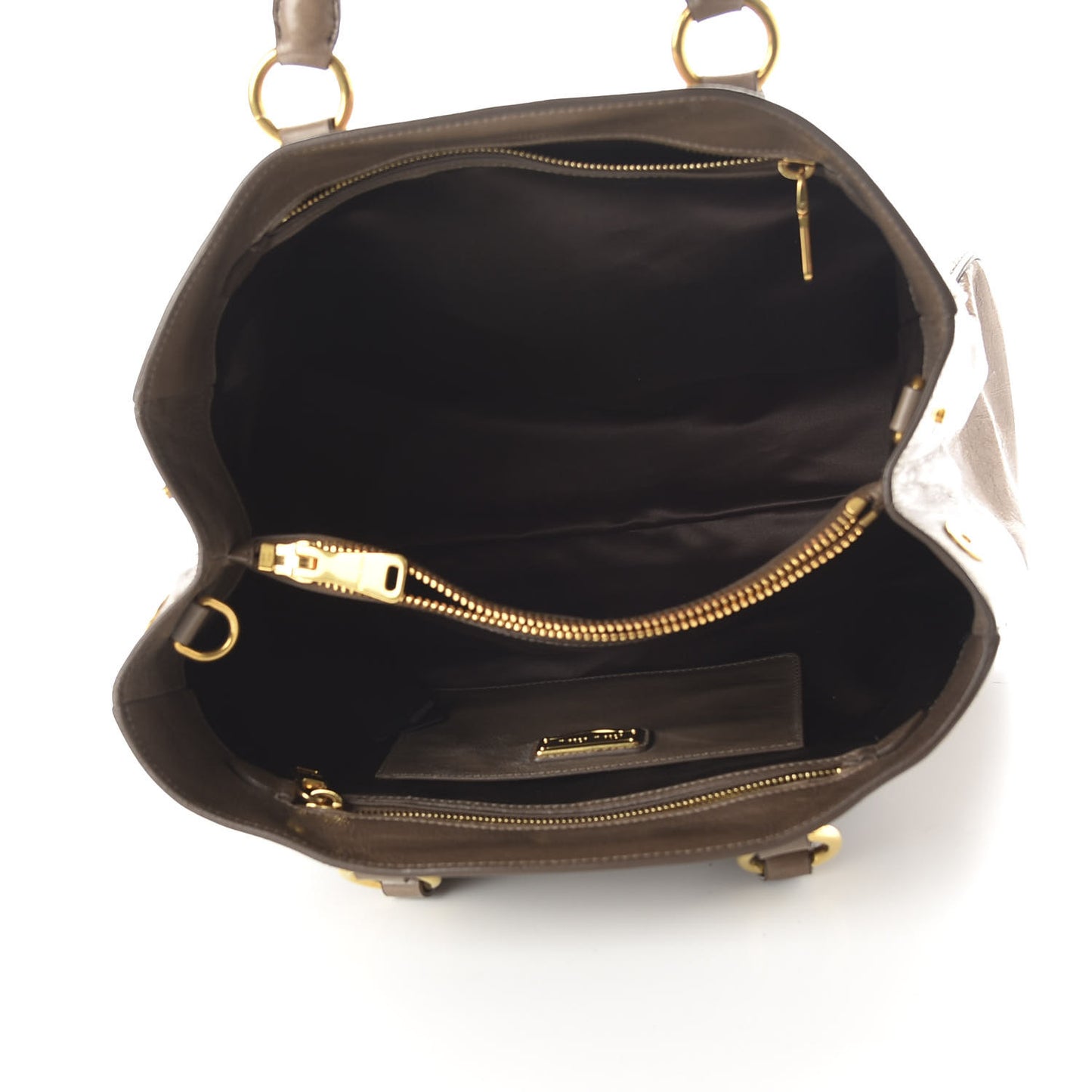 Vitello Shine Tote Giunco