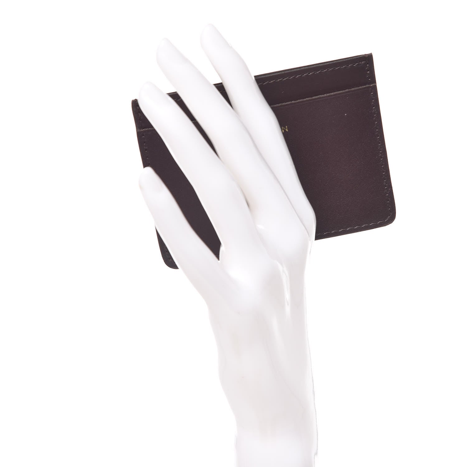 Louis Vuitton Calfskin Jeanne Wallet Card Holder Insert Amarante 2 of 6