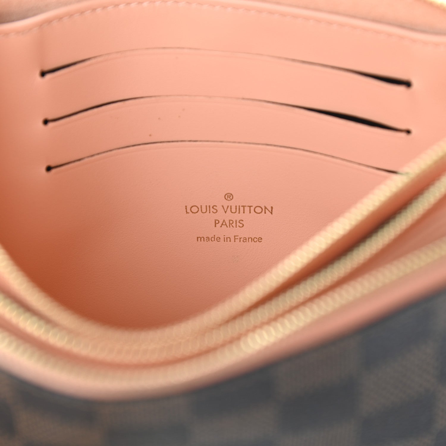 Louis Vuitton Damier Ebene Double Zip Pochette 7 of 10
