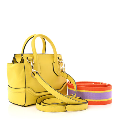 Versace Calfskin Small Palazzo Empire Bag Yellow 3 of 9