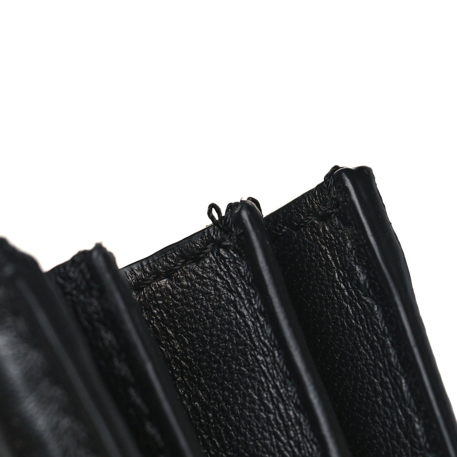 Fendi Nappa FF 1974 Embossed Baguette Clutch Black 10 of 10