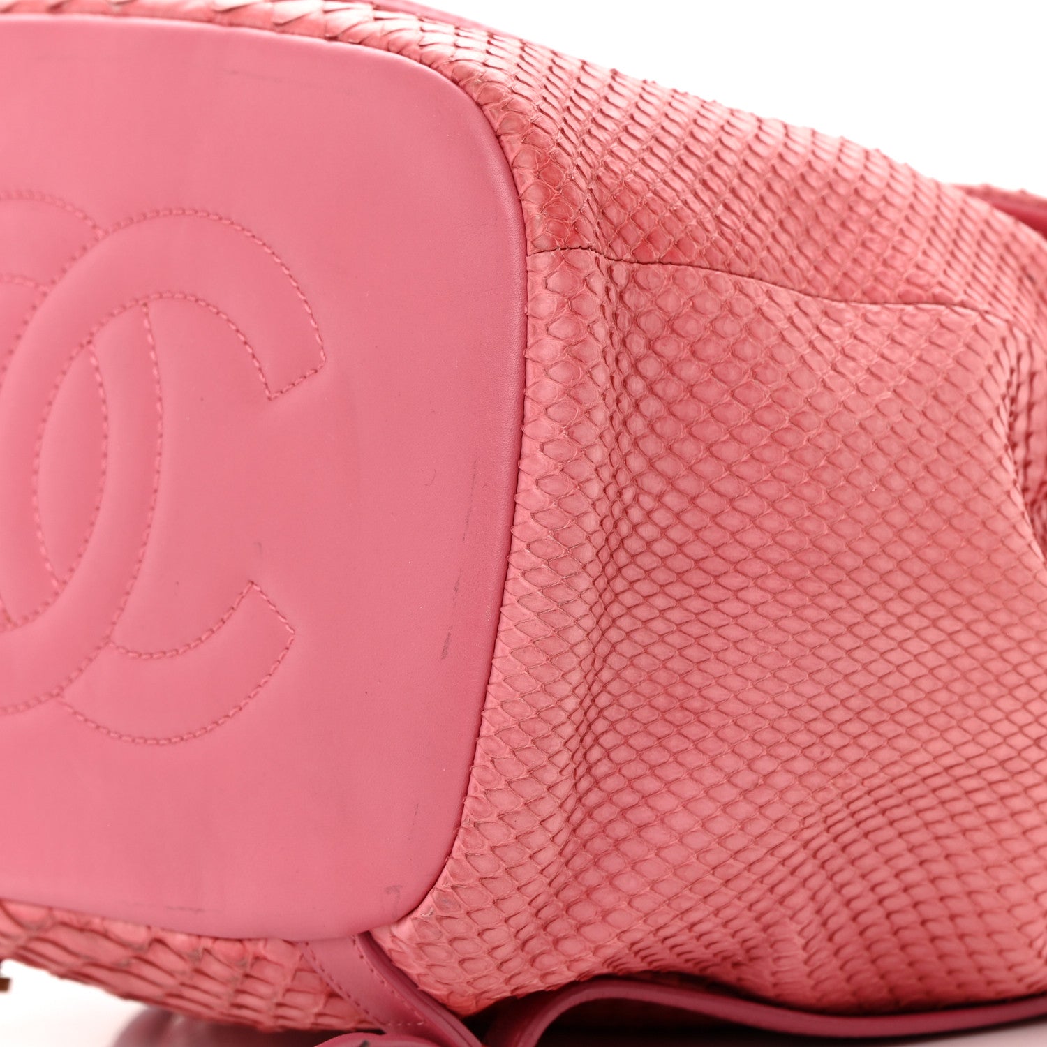 Chanel Snakeskin Backpack Light Pink 10 of 24