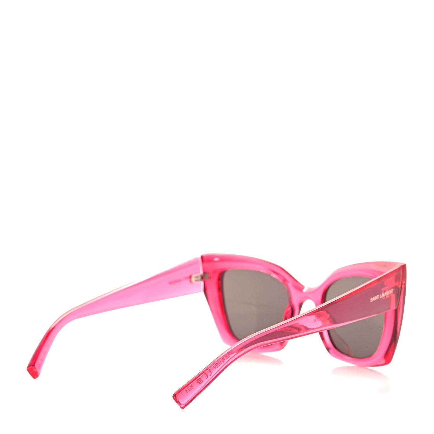 Saint Laurent Acetate Butterfly Frame Sunglasses SL552 Pink 4 of 8
