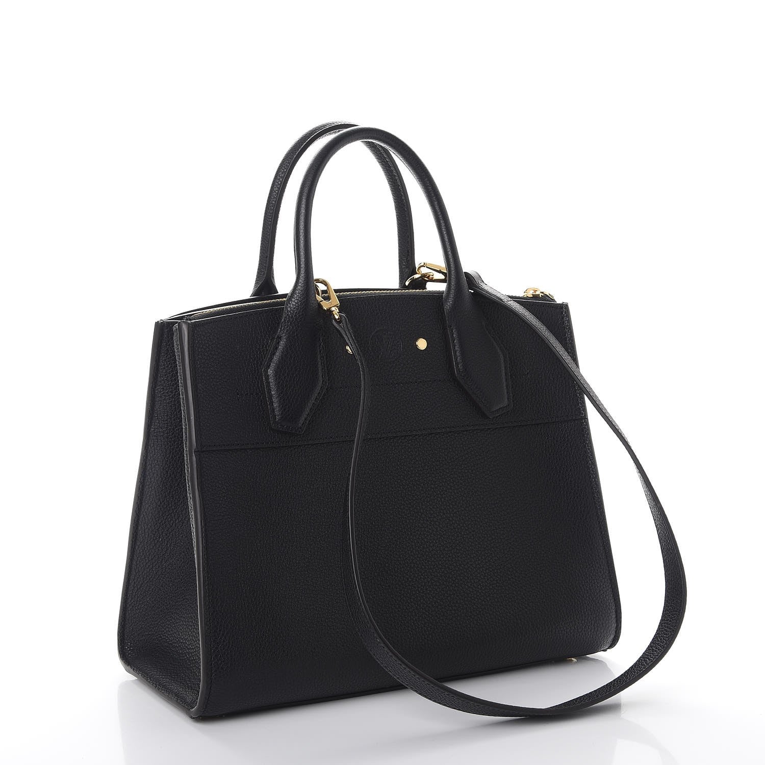 Louis Vuitton Taurillon City Steamer PM Black 3 of 8