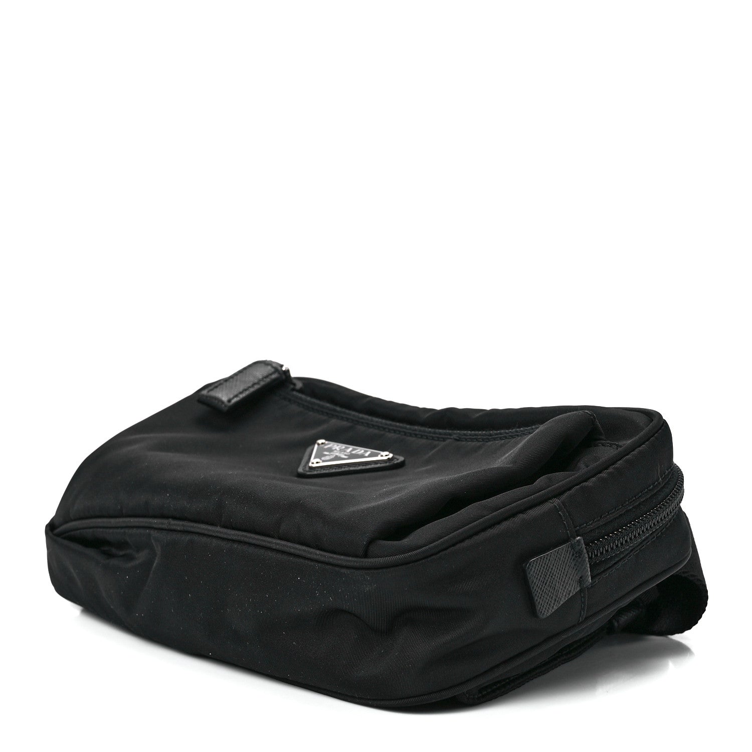 Prada Re-Nylon Saffiano Belt Bag Black 10 of 12
