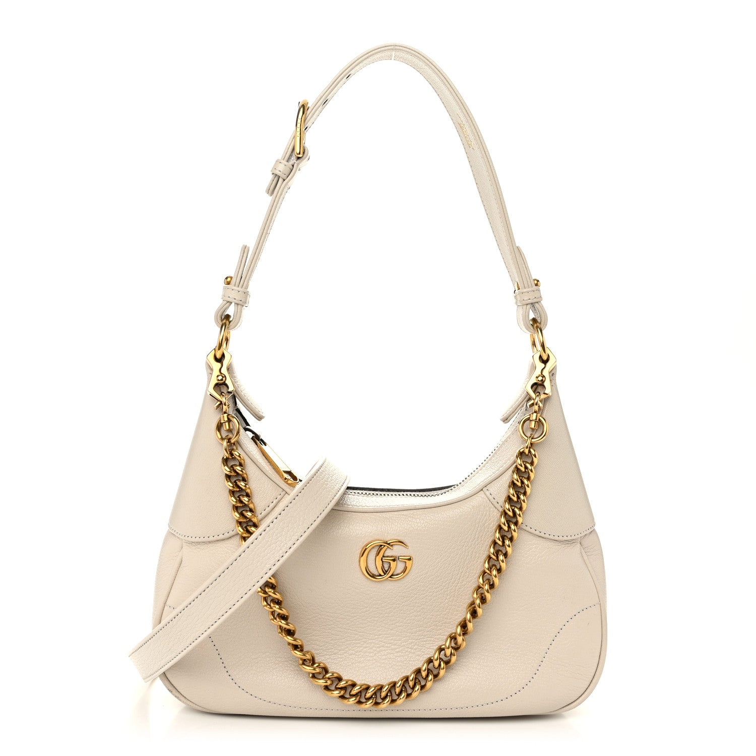 Gucci Goatskin Small Aphrodite Shoulder Bag Mystic White 1 of 9