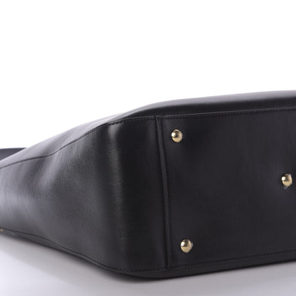 Fendi Vitello Glacier Medium FF Tote Black 7 of 10