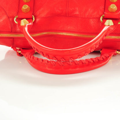 Balenciaga Agneau Giant 21 Gold Hardware Work Vermillion 5 of 8