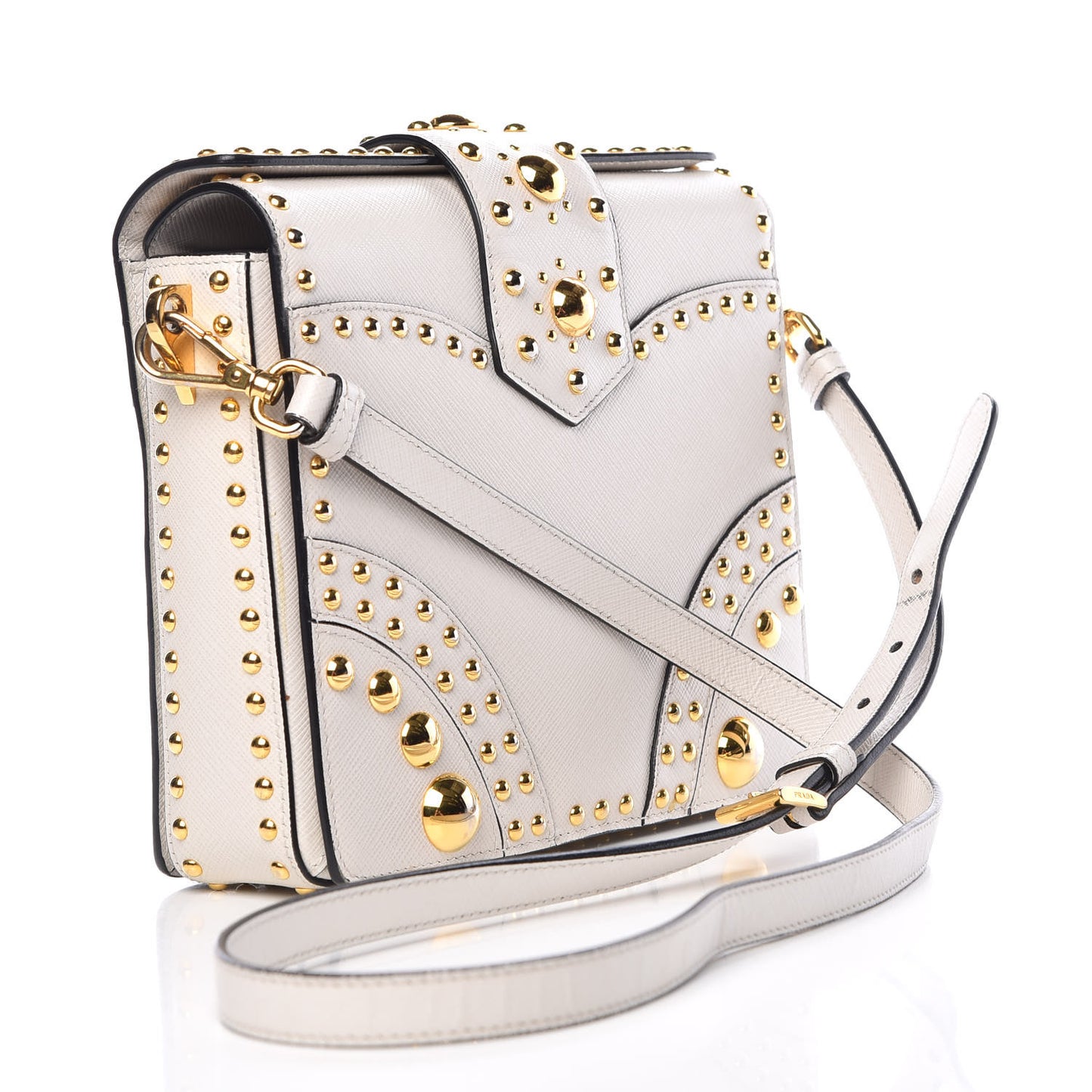 Saffiano Sound Studded Hobo Talco