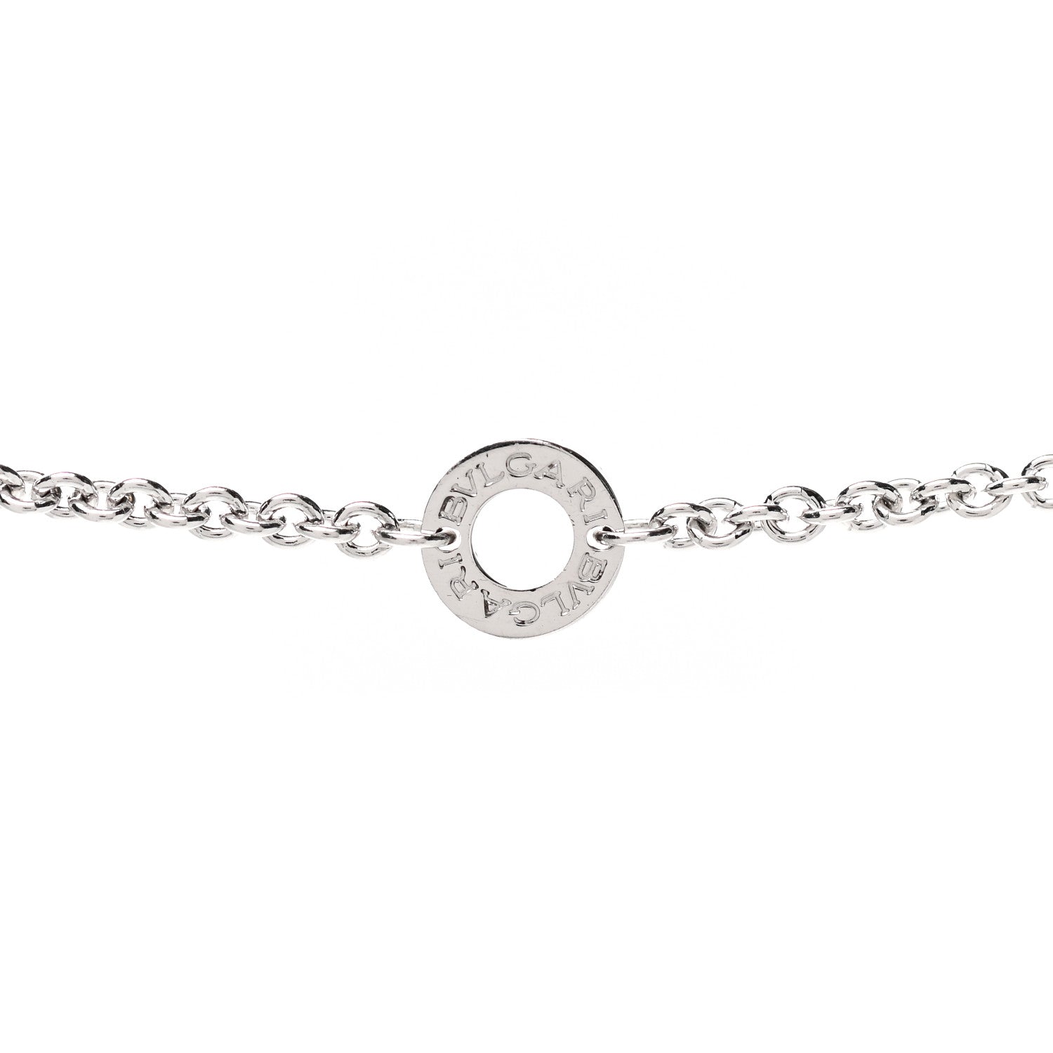Bulgari Sterling Silver Ceramic Save The Children Pendant Necklace 5 of 7