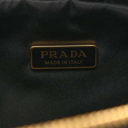 Prada Tessuto Nylon Saffiano Re-Edition 1978 Pouch Black 6 of 6
