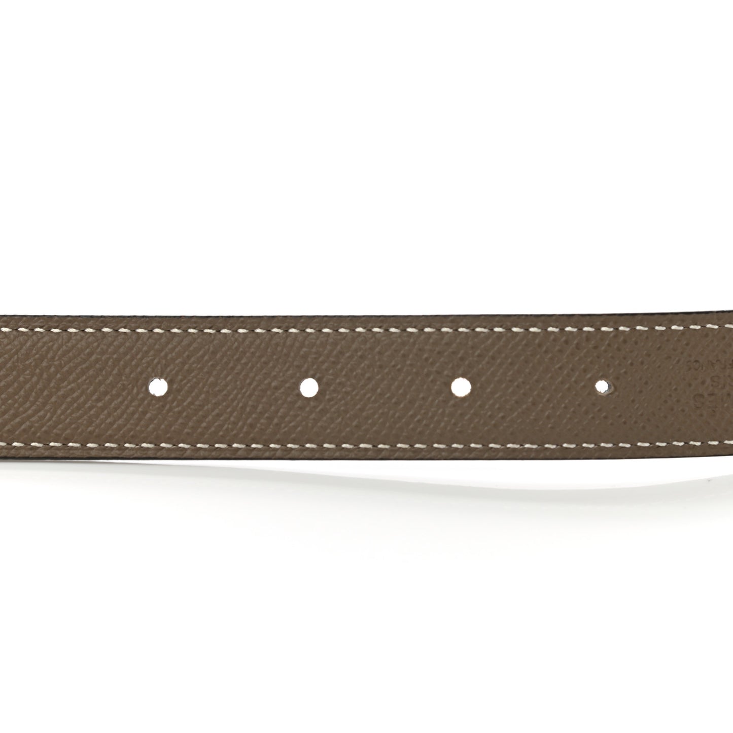 Epsom Swift 24mm Mors H Belt 75 Etoupe Black