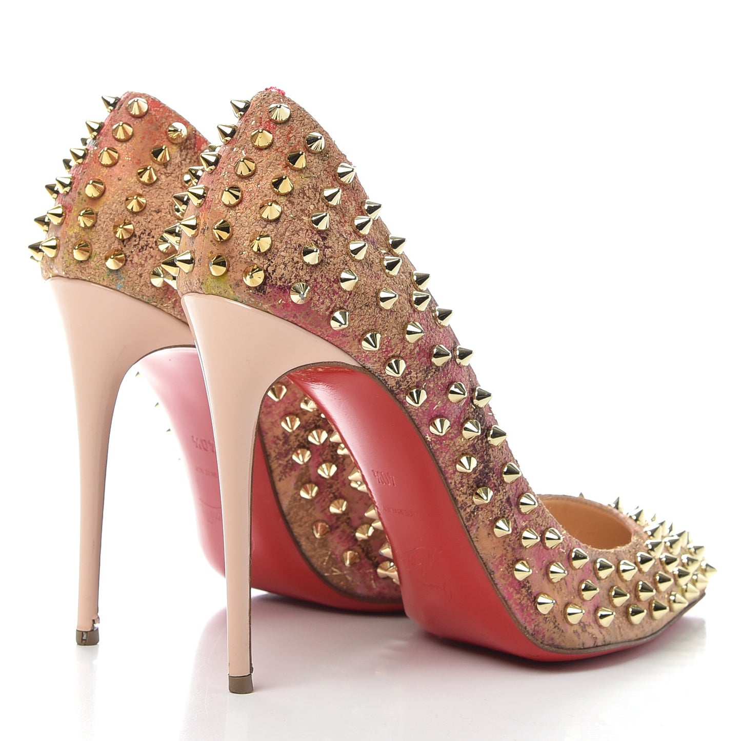 Cork Patent Bloom Print Follies Spikes 100 Pumps 40.5 Version Multicolor