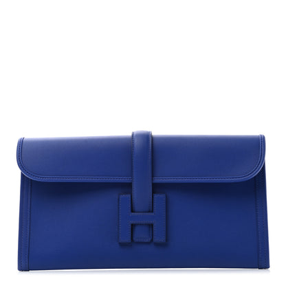 Hermes Swift Jige Elan 29 Clutch Bleu Electrique 1 of 7